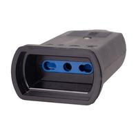 Spina In Gomma IP44, Presa Bipasso In Gomma IP44, 16A 250V, Impermeabile Per Esterno, Standard Italiano 2P+T, Nero (1, Presa 10/16A IP44)