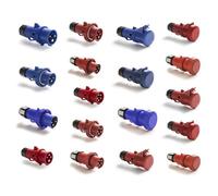 SPINA INDUSTRIALE 16A 380V TRIFASE 3P+N+T IP67 ELETTRICA VOLANTE PROFESSIONALE MOBILE 5 POLI MARCA ROSI MADE IN ITALY