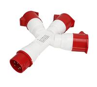 Spina Industriale A 5 Pin Presa Multipla 380-415 V 3 Fasi 16 A Connettore Aeronautico A Conchiglia PA66 Impermeabile, Isolamento, Resistente All'usura, Ignifugo per Uso Industriale