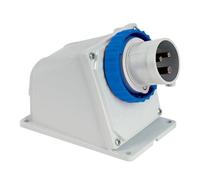 Spina industriale da parete Fanton ARGO 2P+T 16A 230V IP67 blu 70306