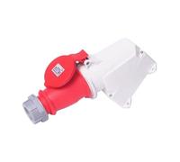 Spina industriale impermeabile a cinque fori 16A antideflagrante connettore spina aeronautica maschio e femmina docking 380V(Surface mounted suit)