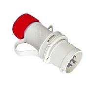 SPINA INDUSTRIALE VOLANTE ARGO ROSSA 3P+T CEE IP44- - 16A colore rosso 210.16...
