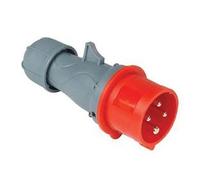 Spina Industriale Volante Blu 3P+E Cee IP44 16A Rosso 2 Pezzi