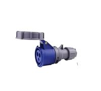 Spina inversa for apparecchi industriali impermeabile IP67 16A 32A 3 poli 4 poli 5 pin for montaggio a parete, connettore for montaggio a pannello 220 380 V(Coupler 3P 32A)