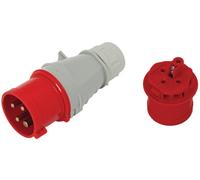 SPINA ISOLANTE PORTATILE 16A 400V 3P+N+Z IP44 - EX-TWT-105