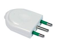 Spina italiana dritta Fanton 2P+T 16A modello Easy Bianco 82520-E