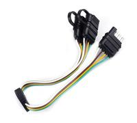Spina LED Portellone Posteriore Spina 1 Male 2 Female 4 Pin Femmina Piatta Spina