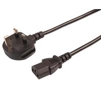 Spina Mains UK a Cavo IEC C13, 10A, 3m, Nera - PELB2145