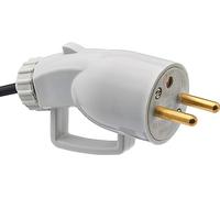 Spina maschio a chiave 16 A 2P+T grigio