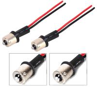 Spina Maschio Pigtail 1156 S25 Due Cavi Per Lampadina DRL