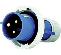 Spina Mobile Diritta Industriale 220V 16A 2P+T IP67 Blu Maurer