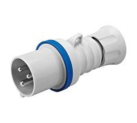 Gewiss Spina mobile diritta industriale GW60004H 2P+T 16A IP44 220V Blu