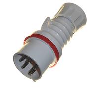 Gewiss Spina mobile diritta industriale GW60009H – 3P+N+T 16A Trifase 380V IP44 Rossa