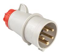 Spina mobile industriale 16 A 3P+N+T IP44 rossa Rosso