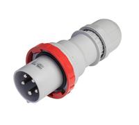 Spina mobile portatile 63A 3P N T 6h 346-415V IP66 IP67 IP69 diritta con morsett