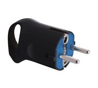 Spina nera aerea con fermacavi e manico 4,8 mm