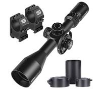 SPINA OPTICS HD 4.5-27X50 First Focal Plane Riflescopes,Red IIIuminated BCD Recticle Optics Scope Fits .308
