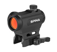 SPINA OPTICS KeenSight-20 Mirini a Punto Rosso 1x20mm Cannocchiali per Fucile Mirino Riflesso 2 MOA con Reticolo a Punto e 11 Livelli di Luminosità, con Montatura a Sgancio Rapido Montatura del Cannoc