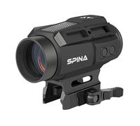 SPINA OPTICS Mirino solare Red Dot Sight 1x30mm Mirino a punto rosso 2 MOA mirino ottico con Dot/Cross Circle Reticle e 7 livelli di luminosità, con QD Mount Scope Mount (nero)