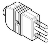 Spina per rete elettrica italia Scame 110.5001 Quick.