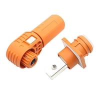 Spina piegata a nucleo singolo rapida Connettore di accumulo energia 2000 V/CC terminale E120 for veicolo elettrico New Energy(Orange,Screw hole)