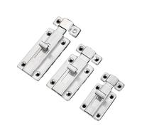 spina porta scorrevole, 1 pezzo di serratura a scatto scorrevole for porta in acciaio inossidabile for porta in legno massello, compensato,(4inch)
