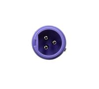 Spina portatile 16A 3P 24V viola IP44 TWIST 063v