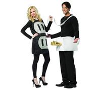 Spina & Presa Coppia Costume Leggero Adulto Taglia Unica