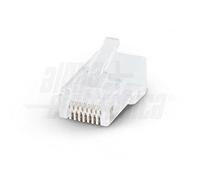 Spina Rj45 8P8C Cat.6 Utp Awg24-26 Passante Contatti Dorati - ALPHA ELETTRONICA 94-914/6