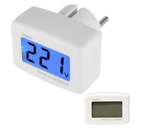 Spina Rotonda AC Voltmetro Digital LCD DM55-1 AC 80-300V Plug Digital Voltage