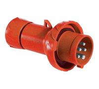 Spina Schneider industriale mobile 3X32A+NT 400V IP67 rossa PKX32M735