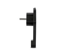 Spina Schuko piatta Prometeo Electronics ultra slim sporgenza 7mm - 16A 250V Colore Nero