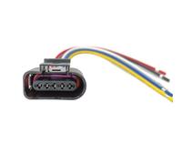 Spina sensore auto Compatibile con A1 8X A3 8P A4 B7 A6 C6 TT 8J Q7 4L Connettore sensore misuratore di portata aria di massa 5P 1J0973705