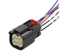 Spina sensore auto Compatibile con C&adillac 6P connettore impermeabile per paraurti Automotive fendinebbia 33472-0606 33482-0601(Female)