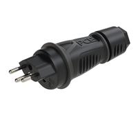 PC ELECTRIC 0313 SS SPINA DI SICUREZZA PA6 TPE 250 V NERO IP55