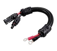 TRU COMPONENTS TC-12195640 Spina solare MC4 su capicorda ad anello M8 600 V 30 A Nero, Rosso 1 pz.