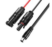 Spina solare su DC8020 Adattatore DC8020 maschio a solare Cavo di ricarica compatibile con Jackery Explorer 3000 2000 1500 1000 Pro /2000 1000 700 600 Plus caricato tramite pannello solare di altra