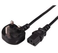 Spina UK Con 5A Fusibile A IEC C13 Rete Cavo , 0.75mm, 2.5m, Nero - PELB2353