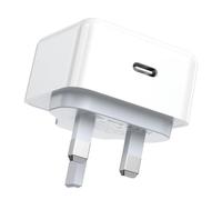Spina USB C, 20 W USB C Fast Charger Plug Type C Plug PD 3.0 Charge Wall UK USBC Power Adapter per iPhone 16 15 14 13 12 11 Pro Max Plus XS XR, iPad, Samsung Galaxy