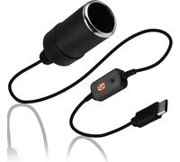 Spina USB C Su Presa Accendisigari Da 12 V, Adattatore Con Display a LED E Inter