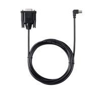 Spina USB D-Sub a 9 pin DB9 femmina a MI-N Cavo dati for download seriale RS232 ad angolo sinistro e destro a L(1m,Mi~i Left angled)