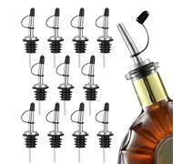 Spina Versatore per Bar,Copertura Superiore Per Dispensatore | 12 Pezzi Tappi per Bottiglie - per Liquori Olio e Vino