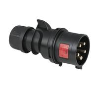 SPINA VOLANTE CEE 5 POLI (3P N T 6H) IP44 32A NERA PER LO SPETTACOLO SERVICE AUDIO LUCI
