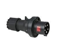 SPINA VOLANTE CEE 5 POLI (3P+N+T 6H) IP67 125A NERA PER LO SPETTACOLO