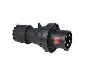 SPINA VOLANTE CEE 5 POLI (3P+N+T 6H) IP67 125A NERA PER LO SPETTACOLO