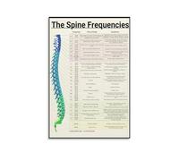 Spinal Energy Art Print Conceptual Spine Poster Inspirational Wall Decor for Yoga Studio Meditation Room Home Office(Unframed,16x24inch(40x60cm))