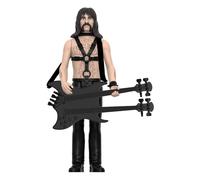 Super7 ReAction Figure Derek Smalls (None More Black) Spinal Tap – 10 cm, Nero, Taglia Unica