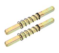 Spindle per Maniglia Porta 100mm con Molla, 2Pz (Oro, 25mm)
