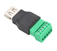 Spine a banana, morsettiera, convertitore adattatore terminale USB femmina di tipo A senza saldatura Quicklink 2PCS