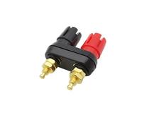 Spine a banana presa jack Coppia terminali connettore amplificatore terminale altoparlante Binding Post foro di coda adatto for spina a banana da 4 mm